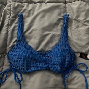 Bikini top size L blue